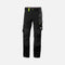 Pantalon cargo extensible Helly Hansen pour le travail, léger, durable, en noir et vert, avec plusieurs poches et coutures renforcées.