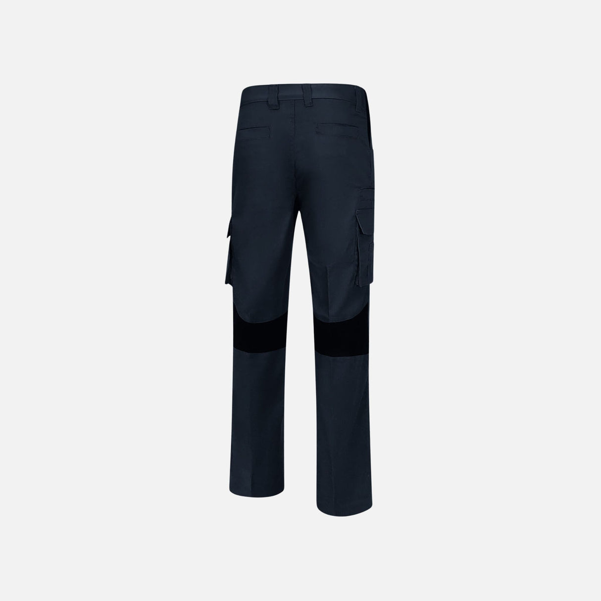 Pantalon cargo Superflex WRTK, extensible et moderne, en tissu marine, idéal pour le travail, avec plusieurs poches.