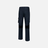 Pantalon cargo Superflex WRTK, extensible et moderne, en tissu marine, idéal pour le travail, avec plusieurs poches.