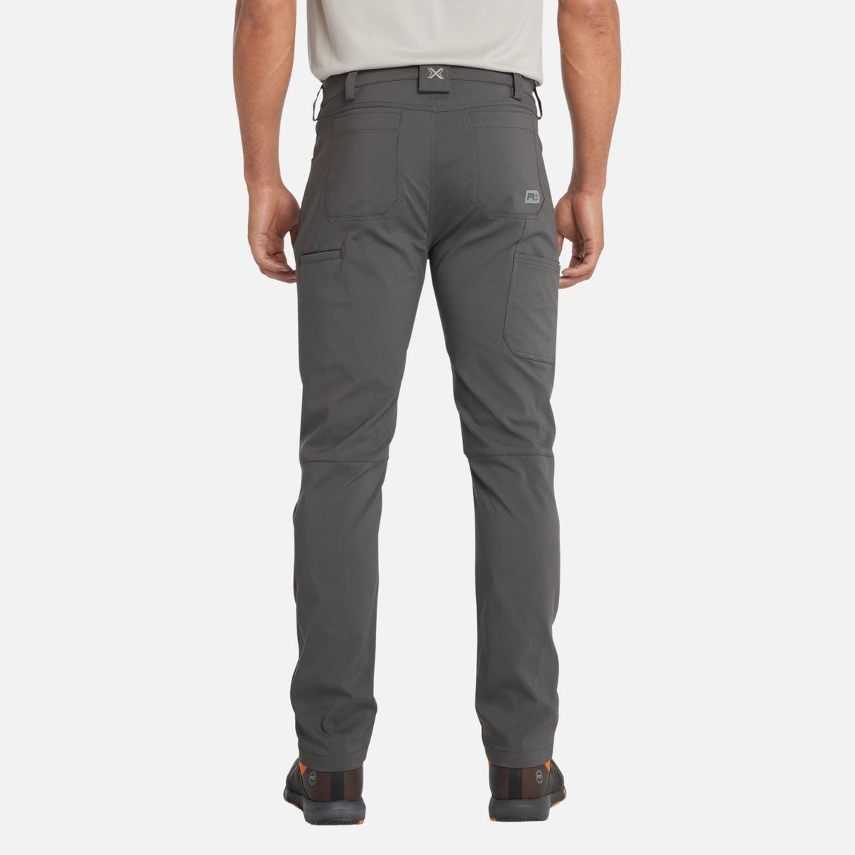 Pantalon-travail-Timberland-A2481-gris-derrière-mannequin