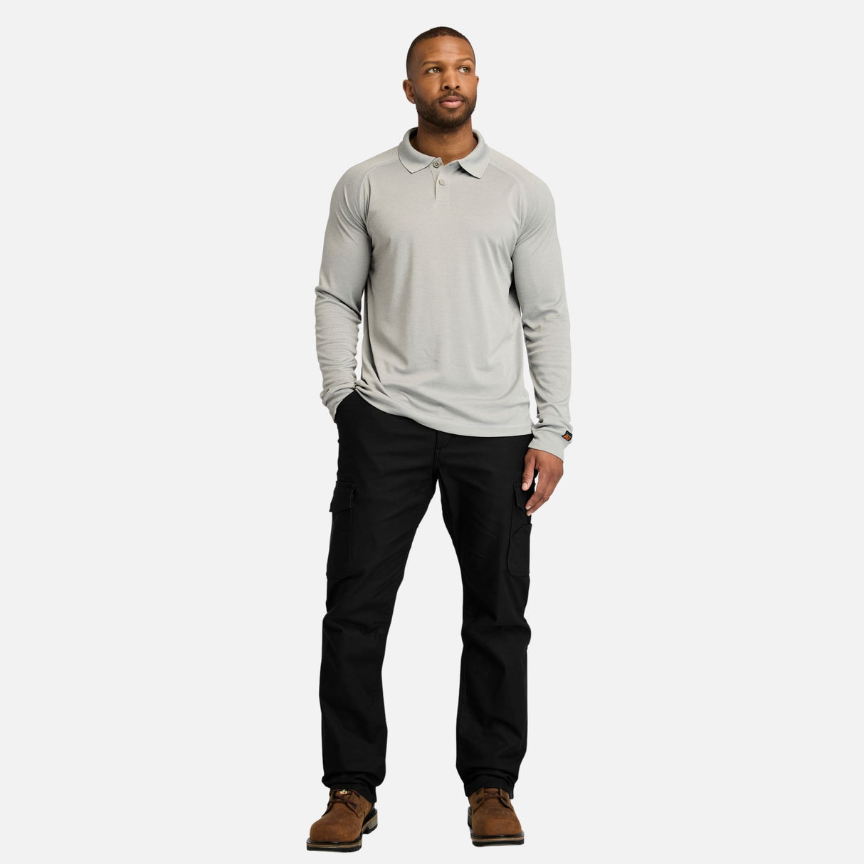 Pantalon-travail-Timberland-A5X63-noir-mannequin