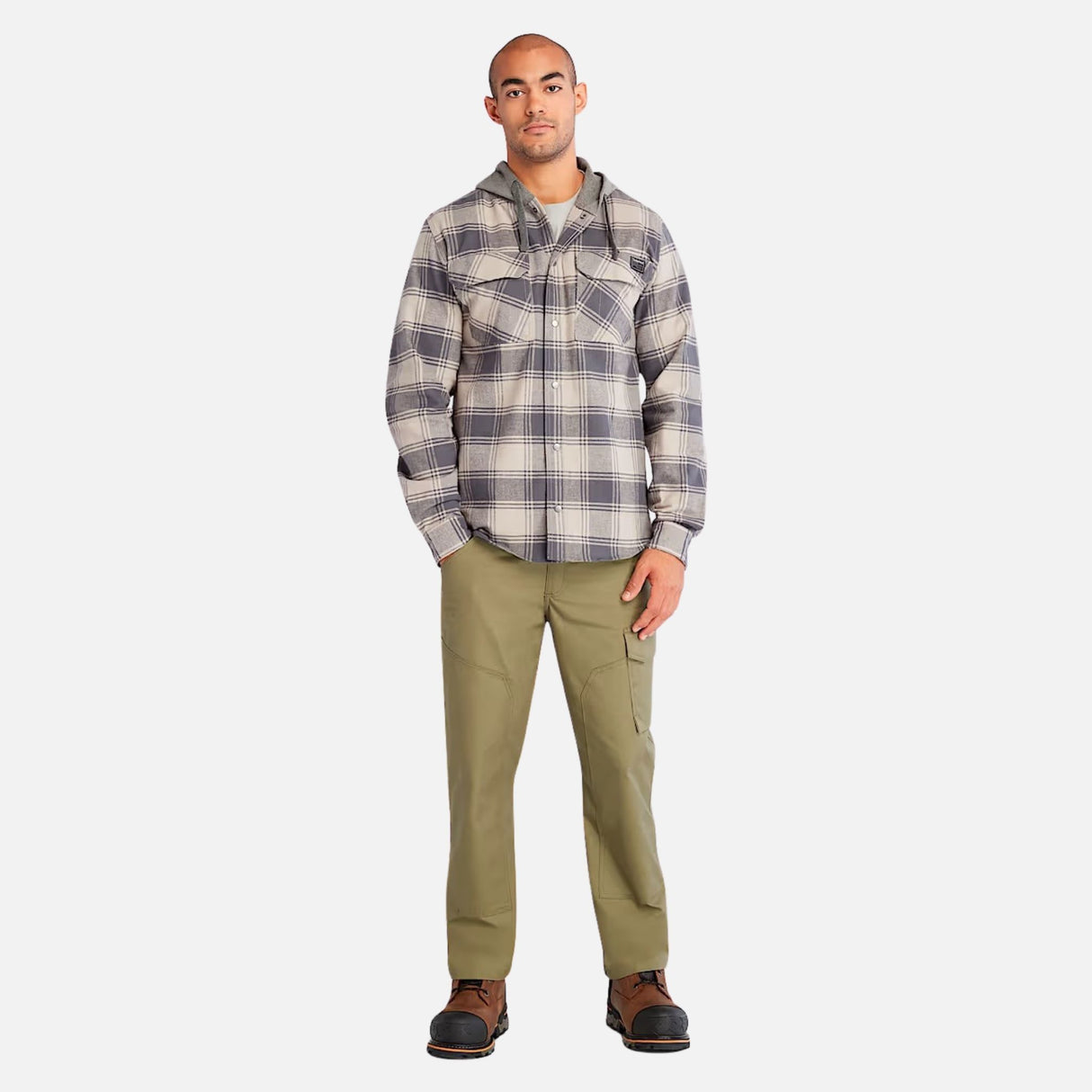 Pantalon-travail-Timberland-A646H360-olive-mannequin