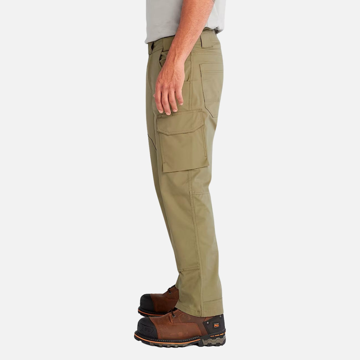 Pantalon-travail-Timberland-A646H360-olive-côté-mannequin