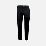 Pantalon de travail extensible doublé Gatts noir, conçu pour la mobilité et le confort actif, vêtement professionnel.