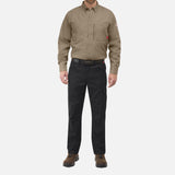 Pantalon-travail-redkap-QP1BK-noir-devant-mannequin