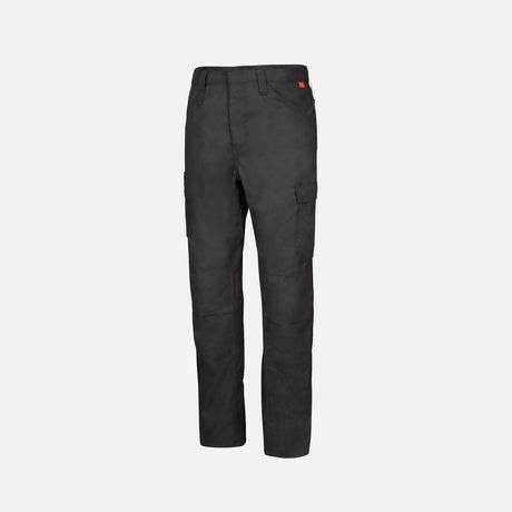 Pantalon ignifuge léger Bulwark style jean moderne, vêtement de travail noir avec poches et couture renforcée.