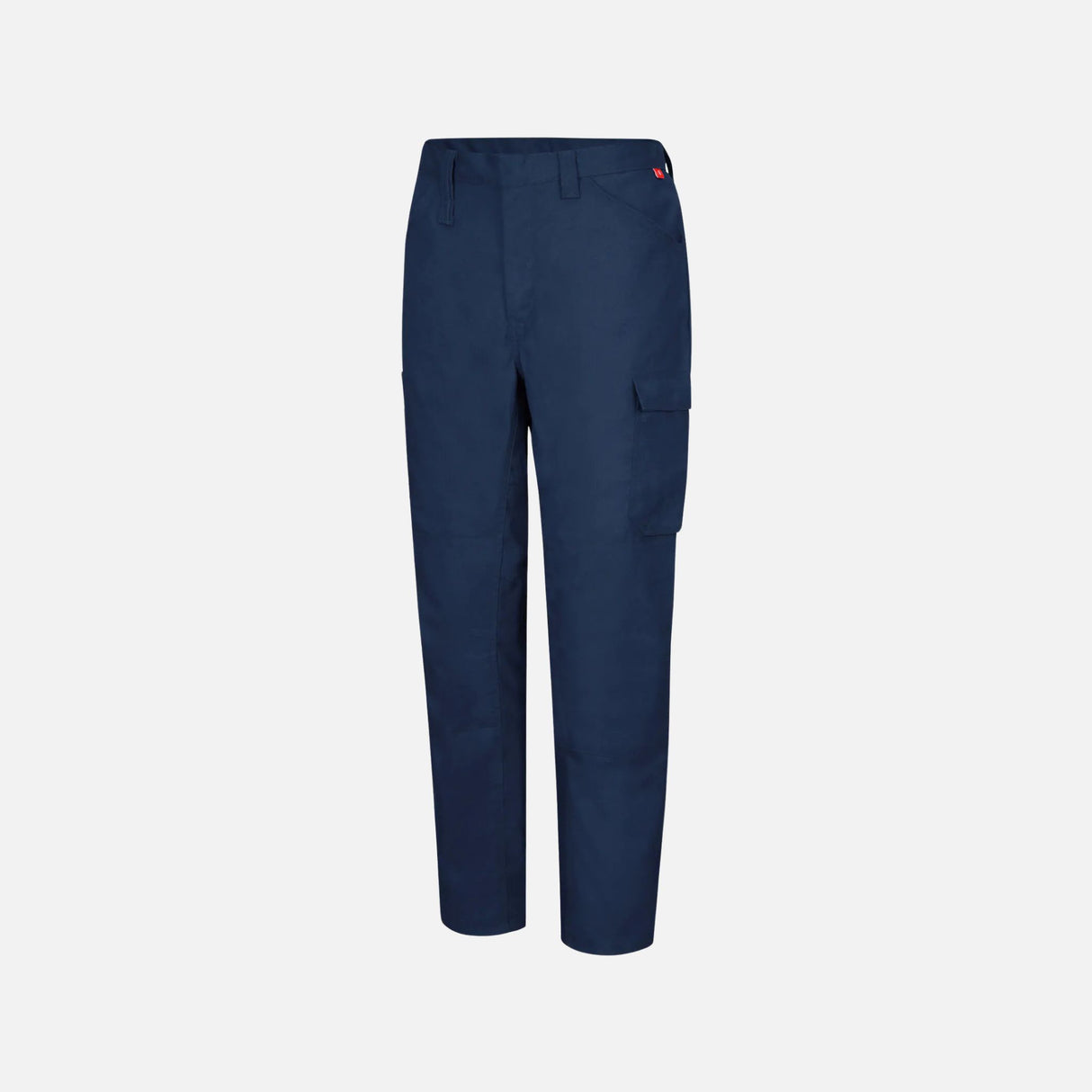 Pantalon ignifuge léger Bulwark style jean moderne, vêtement de travail en tissu résistant au feu, couleur marine.