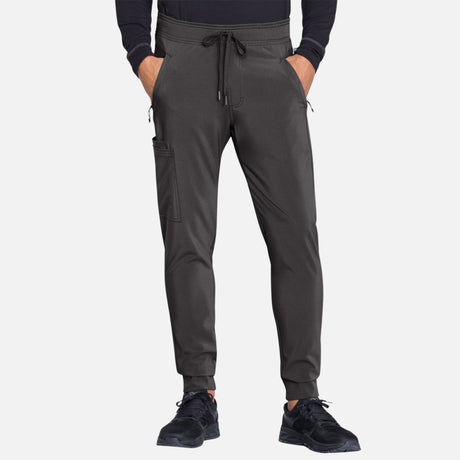 Pantalon-uniforme-Cherokee-CK0004A-pewter-devant-mannequin