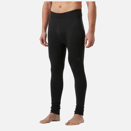 Pantalons thermiques Helly Hansen LIFA Merino en noir, vêtements-pantalons pour chaleur et confort.