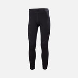 Pantalons thermiques Helly Hansen LIFA Merino noirs, vêtements-pantalons pour chaleur et confort, tissu technique et ajusté.