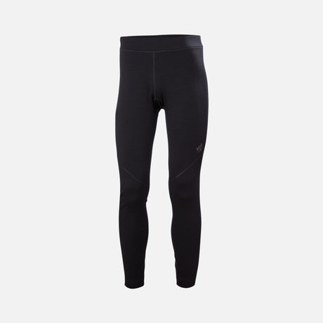 Pantalons thermiques Helly Hansen LIFA Merino noirs, vêtements-pantalons pour chaleur et confort, tissu technique et ajusté.