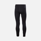Pantalons thermiques Helly Hansen LIFA Merino noir, vêtements-pantalons pour chaleur et confort, vue de l'avant