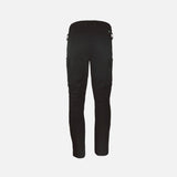 Pantalon de travail extensible Gatts noir, ultra léger, conçu pour une mobilité optimale et un confort élevé.