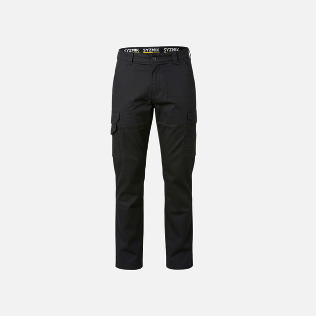 Pantalons-extensible-cargo-Syzmik-ZP120-noir-devant