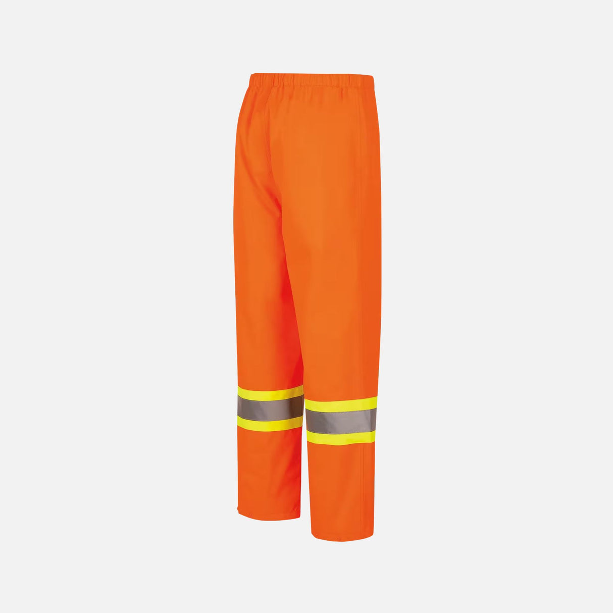 Pantalon haute visibilité imperméable pour femme Surewerx, en orange, résistant à l'eau, vêtements de sécurité conforme CSA.