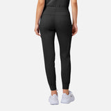 Pantalon jogger pour femme de MedCouture, en noir, style décontracté et confortable, idéal pour le sport ou la détente.