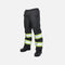 Pantalon de sécurité en poly-oxford isolé Tough Duck noir, vêtement de sécurité visible et résistant pour le travail.