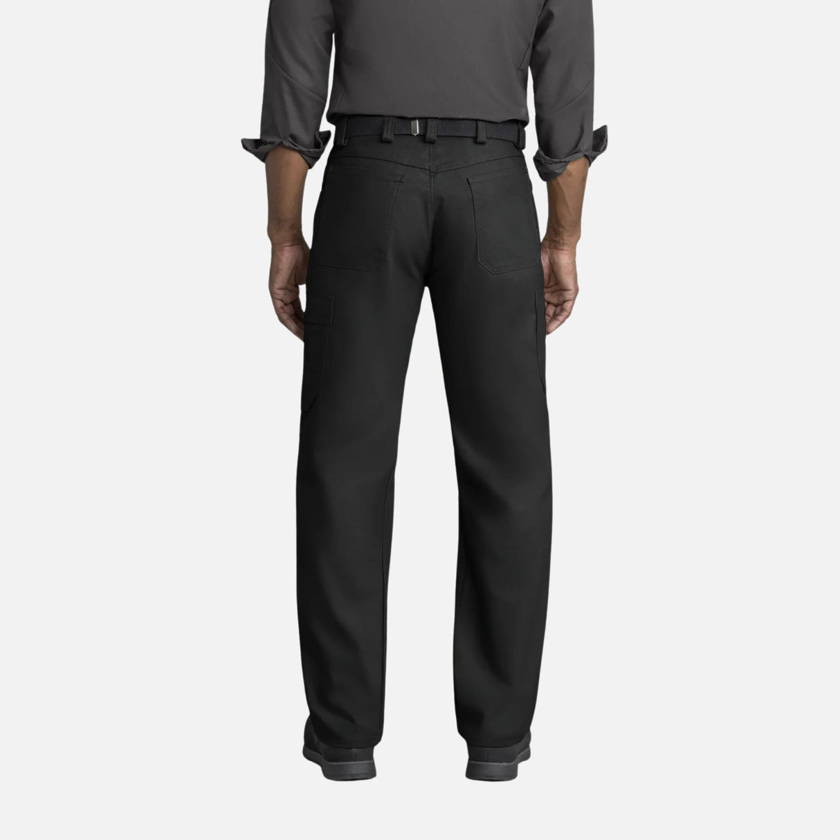 Pantalons-travail-extensible-RedKap-PT2ABK-Noir-derriere-mannequin