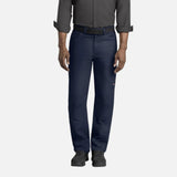 Pantalon de travail extensible et renforcé Red Kap, modèle PT2ABK, en tissu marine, adapté pour le travail.