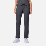 Pantalon médical gris pour femme Healing Hands Tamara HeartSoul, confortable et ajusté, vêtement de travail pour professionnels de la santé.