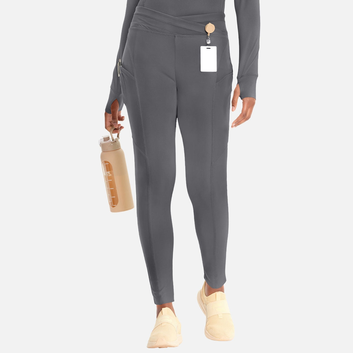 Pantalons-uniforme-femme-infinity-IN106A-pewter-devant