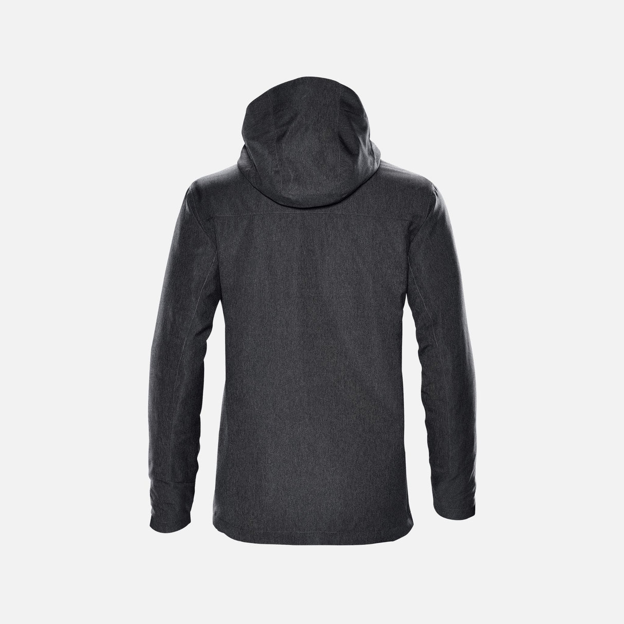 Manteau 3-en-1 pour homme Stormtech, parka composée d'une couche extérieure en charbon et d'une doublure intérieure amovible.