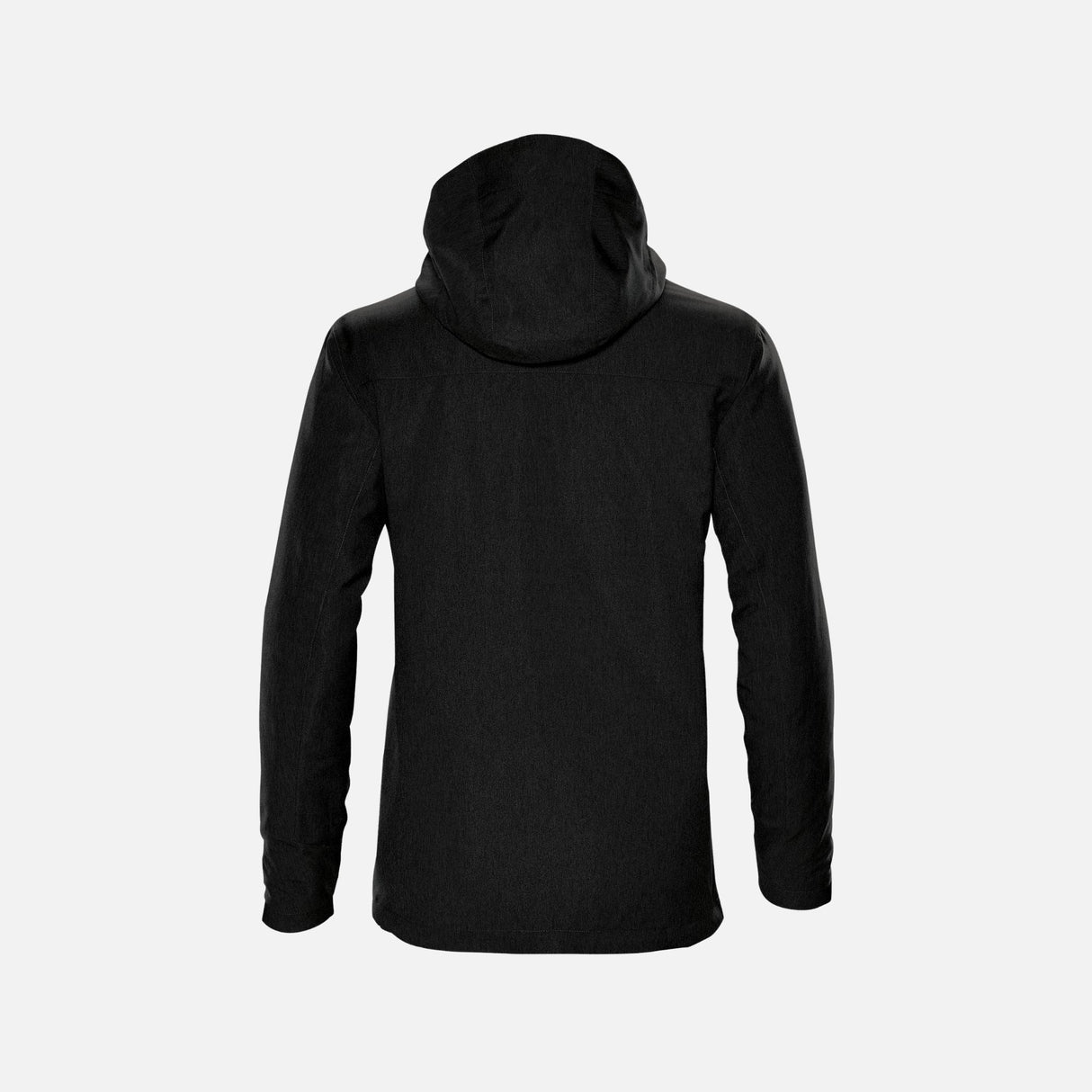Manteau 3-en-1 pour homme Stormtech Avalante, parka noire avec capuche amovible et doublure intérieure, vêtement d'extérieur.
