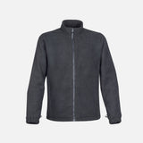 Parka 3-en-1 pour homme Stormtech Vortex en gris, veste imperméable et isolante, protection complète et chaleur modulable.