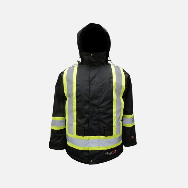Parka-FR-securite-Viking-3957FRJ-noir-devant