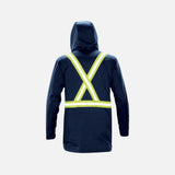 Parka à bandes 3-en-1 Stormtech, veste réfléchissante marine avec protection complète et chaleur ajustable, vêtement d'extérieur.