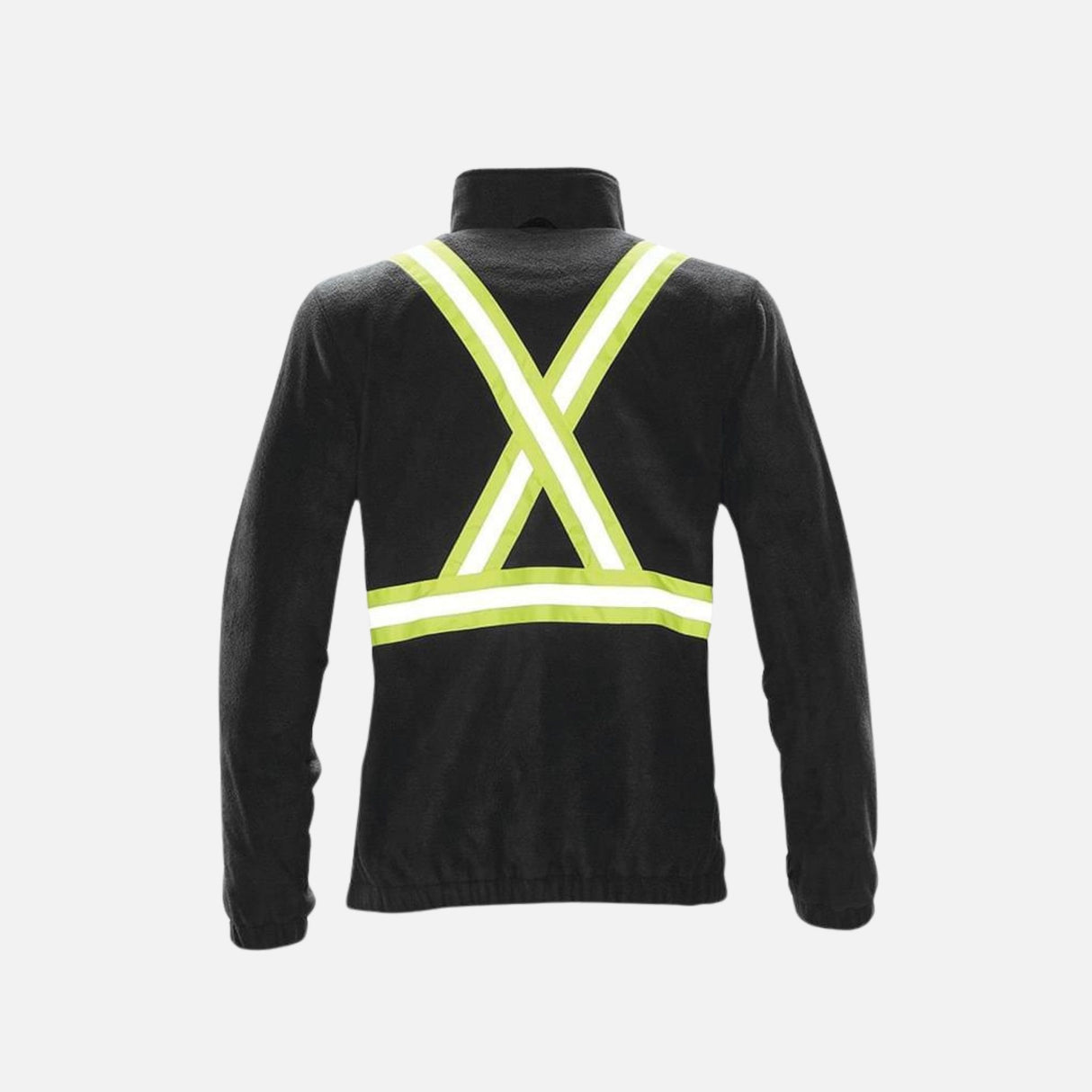 Parka réfléchissante Stormtech 3-en-1 noir, manteau chaud et modulable avec bandes de protection pour vêtements d'extérieur.
