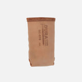 Poche pour broches à fondation Dura Cuir, accessoire robuste et pratique pour sacs à outils, vue de face avec poches multiples