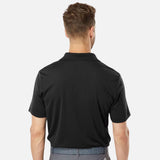Polo à manches courtes Performance Adidas noir pour homme, tissu léger et respirant, adapté à l'entraînement et au sport.
