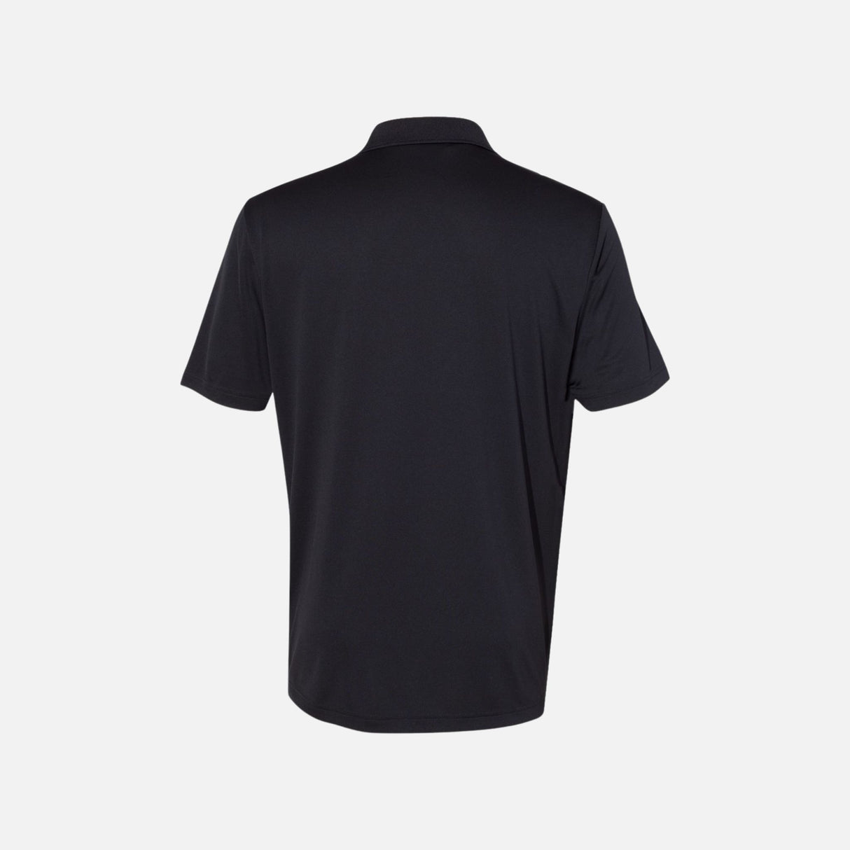 Polo à manches courtes Performance Adidas noir, vêtement sportif en tissu léger, porté sur mannequin.