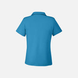 Polo Fusion ChromaSoft Core365 bleu pour homme, vêtement polo corporel, style décontracté et confortable.