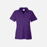 Polo Fusion ChromaSoft Core365 mauve, vêtements polo pour le corps, vue de face sur un mannequin.