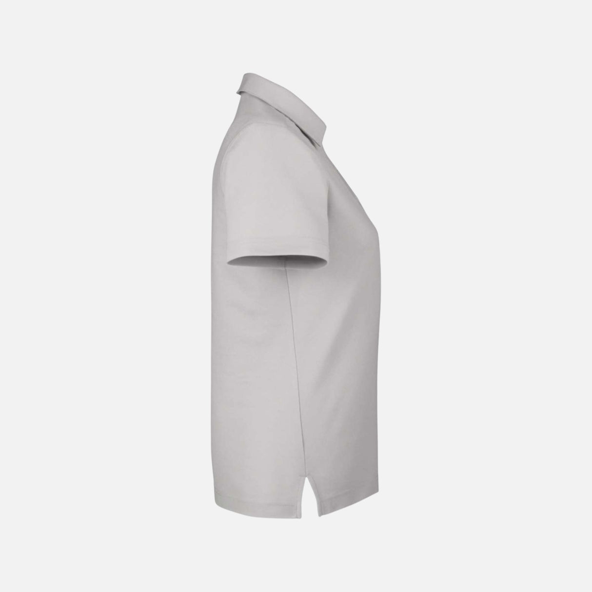 Polo Fusion ChromaSoft Core365 en platine, vêtement polo pour homme, vue de face sur fond blanc.