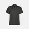 Polo Eclipse Stormtech PG-1 en tissu gris foncé, vêtement polo homme avec col et boutons, style décontracté.