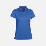 Polo Eclipse Stormtech PG-1W en azur, vêtement polo pour homme avec col classique et logo brodé, tissu léger et confortable.