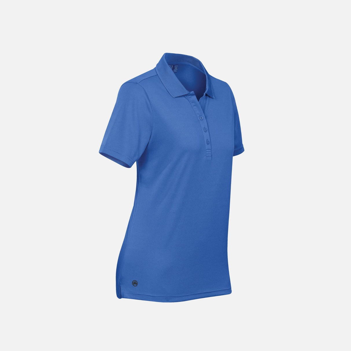 Polo Eclipse Stormtech PG-1W en tissu azur, vêtement polo pour homme avec col et manches courtes.