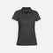 Polo Eclipse Stormtech PG-1W en coton gris foncé avec col et manches longues, porté sur un mannequin.