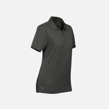 Polo Eclipse Stormtech PG-1W en gris charbon, vêtement polo pour homme avec col et manches longues, tissu confortable.