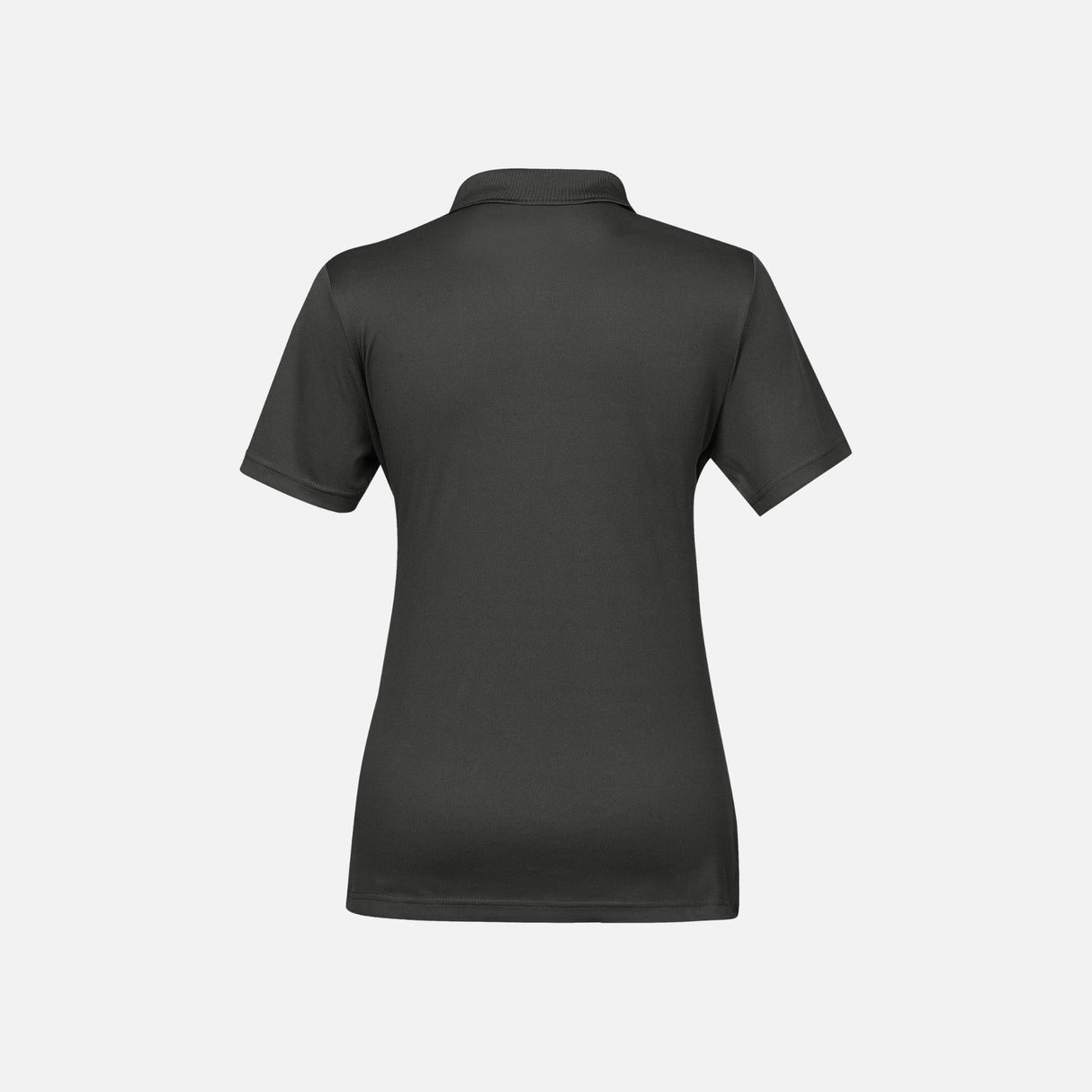 Polo Eclipse Stormtech PG-1W en charbon avec col et manches longues, tissu confortable et logo discret visible.