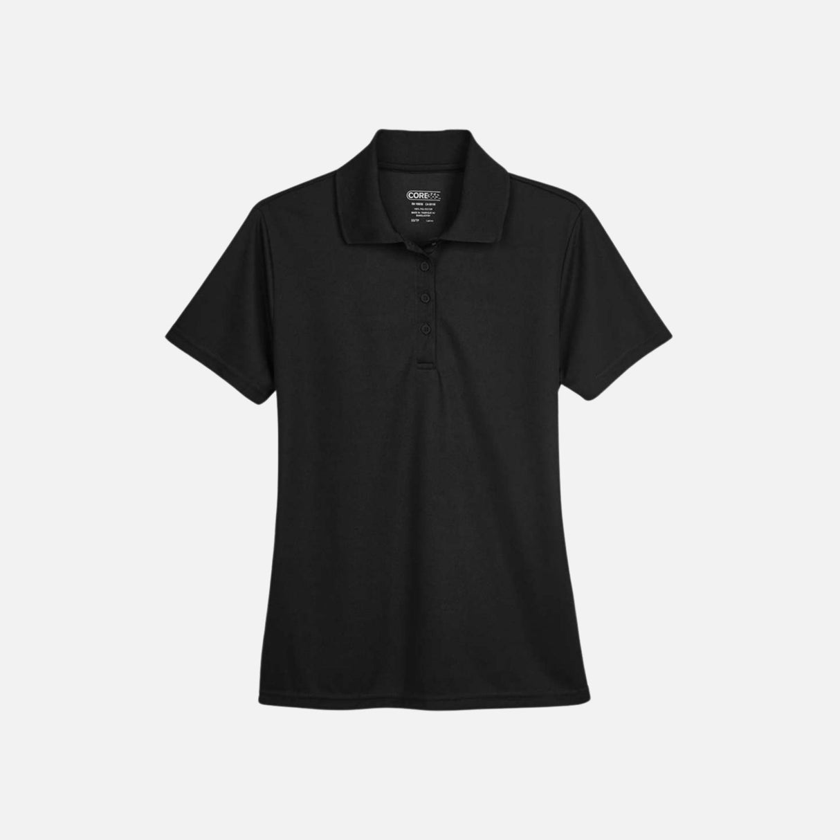 Polo-MC-femme-Core365-S_S-78181-noir-devant