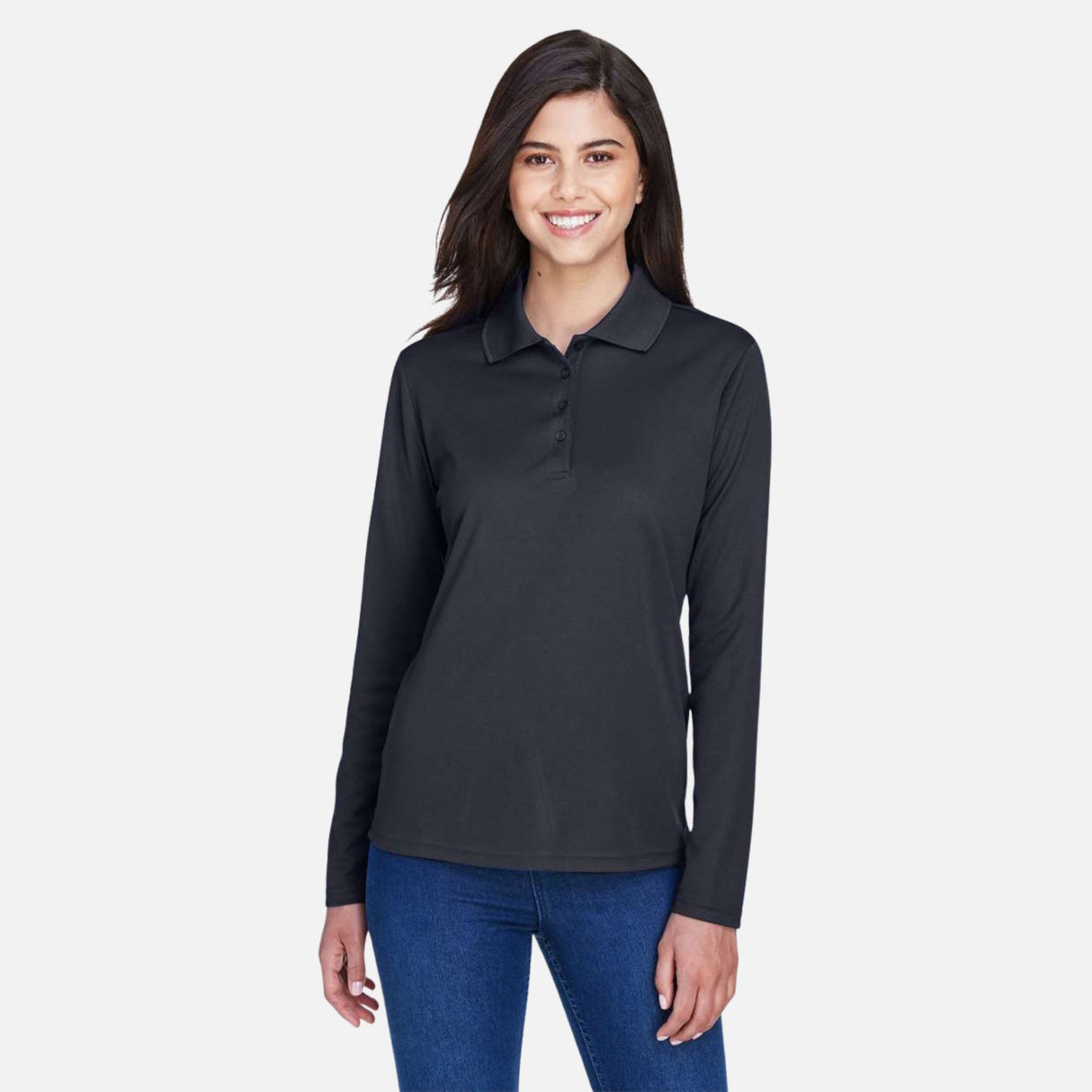 Polo-ML-Core365-S_S-78192-Charbon-devant-mannequin