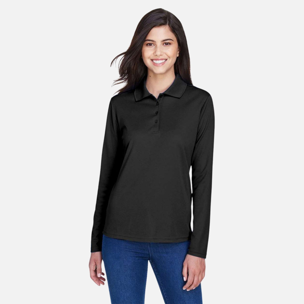 Polo-ML-Core365-S_S-78192-noir-devant-mannequin