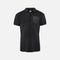 Polo pour homme James Harvest bicolore noir et gris, vêtement polo en coton avec col classique et manches courtes.