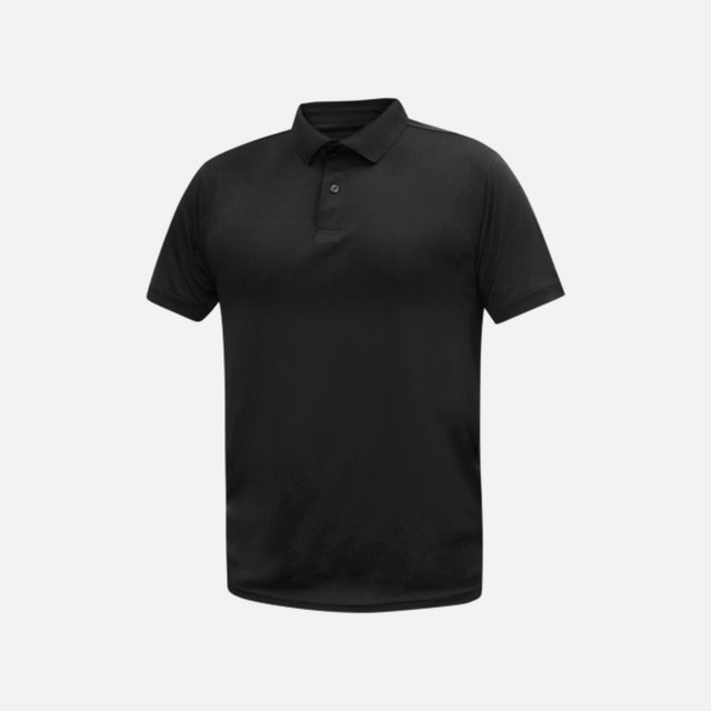 Polo-manche-courte-Blank-Activewear-noir-devant