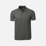 Polo à manches courtes OGIO OG101 gris, vêtements pour le corps, tissu léger et confortable, visible sur l'image.