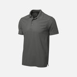 Polo à manches courtes OGIO OG101 gris, vêtement polo pour homme, tissu confortable et style décontracté.